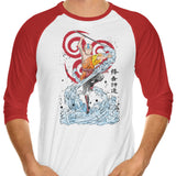 The Power of the Air Nomads - 3/4 Sleeve Raglan T-Shirt