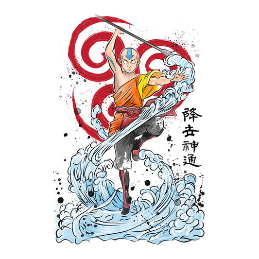 The Power of the Air Nomads - 3/4 Sleeve Raglan T-Shirt