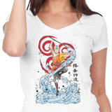 The Power of the Air Nomads - Women's V-Neck