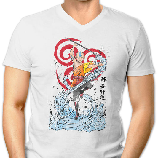 The Power of the Air Nomads - Men's V-Neck