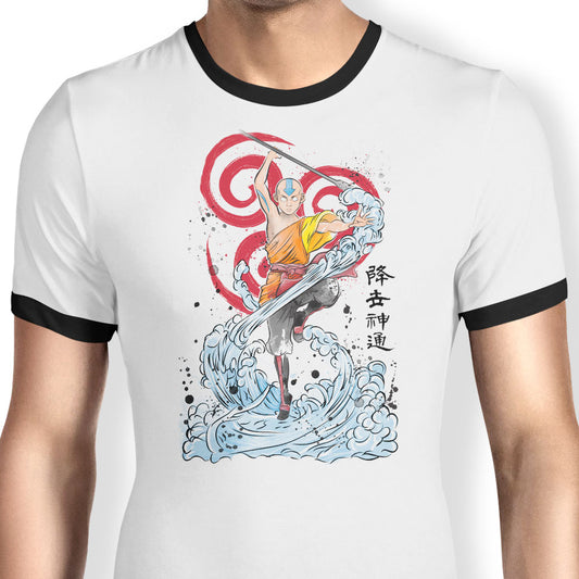 The Power of the Air Nomads - Ringer T-Shirt