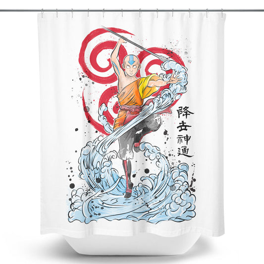 The Power of the Air Nomads - Shower Curtain