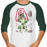 The Power of the Earth Kingdom - 3/4 Sleeve Raglan T-Shirt