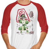 The Power of the Earth Kingdom - 3/4 Sleeve Raglan T-Shirt