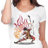 The Power of the Fire Nation - Women's V-Neck