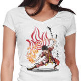 The Power of the Fire Nation - Women's V-Neck