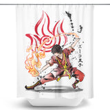 The Power of the Fire Nation - Shower Curtain