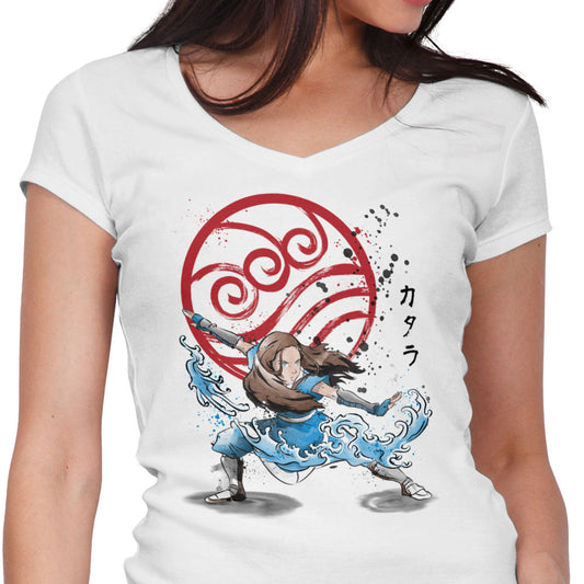 The Power of the Water Tribe - Women's V-Neck