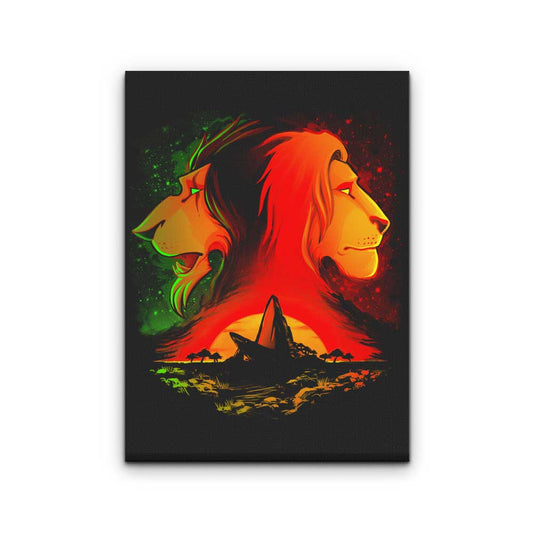 The Pride Rock - Canvas Print