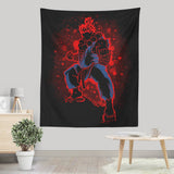 The Raging Demon - Wall Tapestry