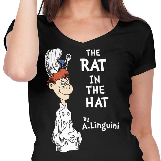 The Rat in the Hat - Women's V-Neck