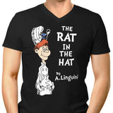 The Rat in the Hat - Men's V-Neck