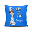 The Rat in the Hat - Throw Pillow