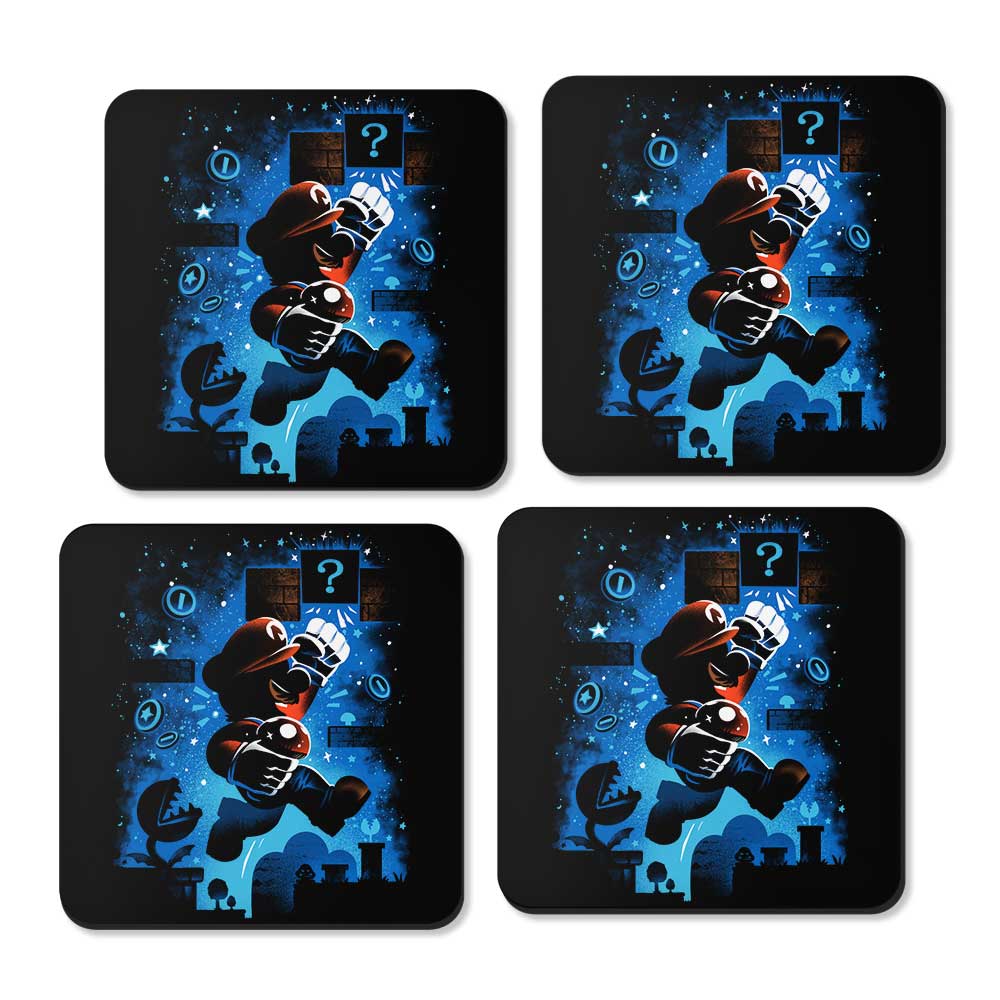 The Red Plumber - Coasters
