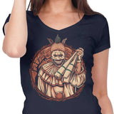 The Split Smile - Women's V-Neck