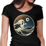 The Spooky Wave - Women's V-Neck