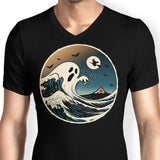 The Spooky Wave - Men's V-Neck