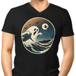 The Spooky Wave - Men's V-Neck