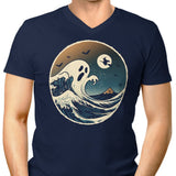 The Spooky Wave - Men's V-Neck