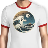 The Spooky Wave - Ringer T-Shirt