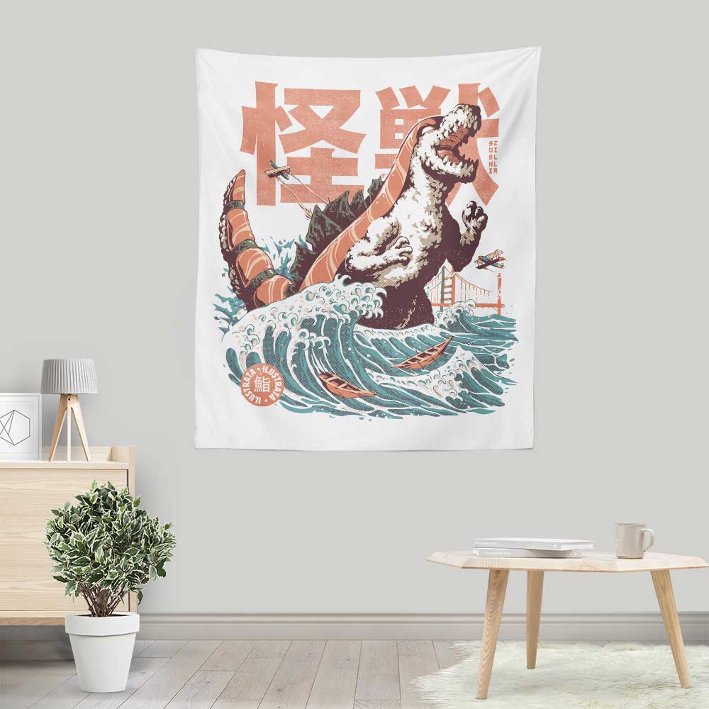 The Sushizilla - Wall Tapestry