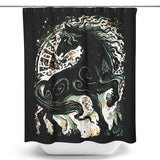 The Swiftest Steed - Shower Curtain