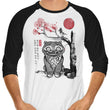 The Tiger and the Magpie - 3/4 Sleeve Raglan T-Shirt
