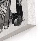 The Tiger and the Magpie - Canvas Print