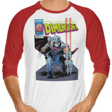 The Uncanny Dimension X - 3/4 Sleeve Raglan T-Shirt