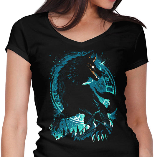 The Wolf of Fate - Women's V-Neck