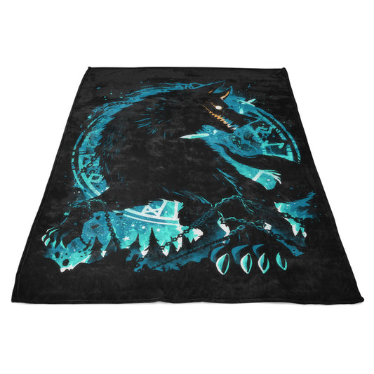 The Wolf of Fate - Fleece Blanket