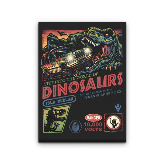 The World of Dinosaurs - Canvas Print