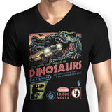The World of Dinosaurs - Men's V-Neck