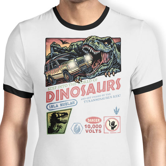 The World of Dinosaurs - Ringer T-Shirt