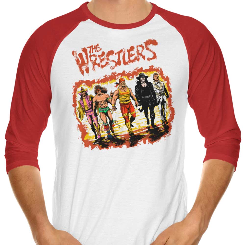 The Wrestlers - 3/4 Sleeve Raglan T-Shirt