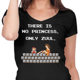 There is No Princess - Women's V-Neck