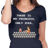 There is No Princess - Women's V-Neck