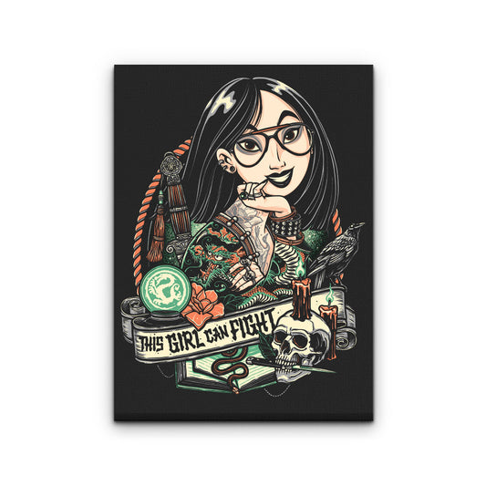 This Girl Can Fight - Canvas Print