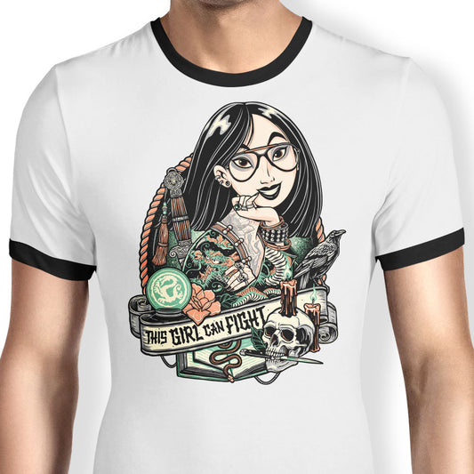 This Girl Can Fight - Ringer T-Shirt