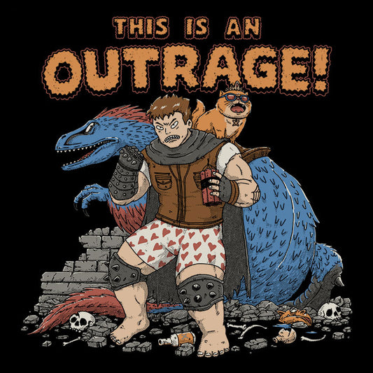 This is an Outrage - Canvas Print