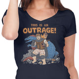 This is an Outrage - Women's V-Neck