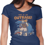 This is an Outrage - Women's V-Neck