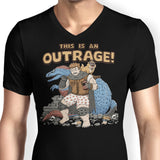 This is an Outrage - Men's V-Neck
