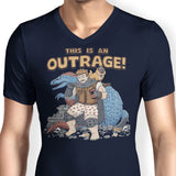 This is an Outrage - Men's V-Neck