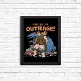 This is an Outrage - Posters & Prints