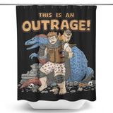 This is an Outrage - Shower Curtain