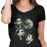 Three Super Moon - Women's V-Neck