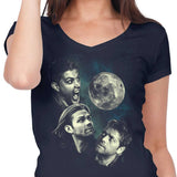 Three Super Moon - Women's V-Neck