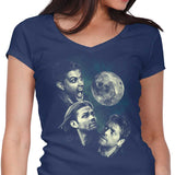 Three Super Moon - Women's V-Neck