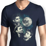 Three Super Moon - Men's V-Neck